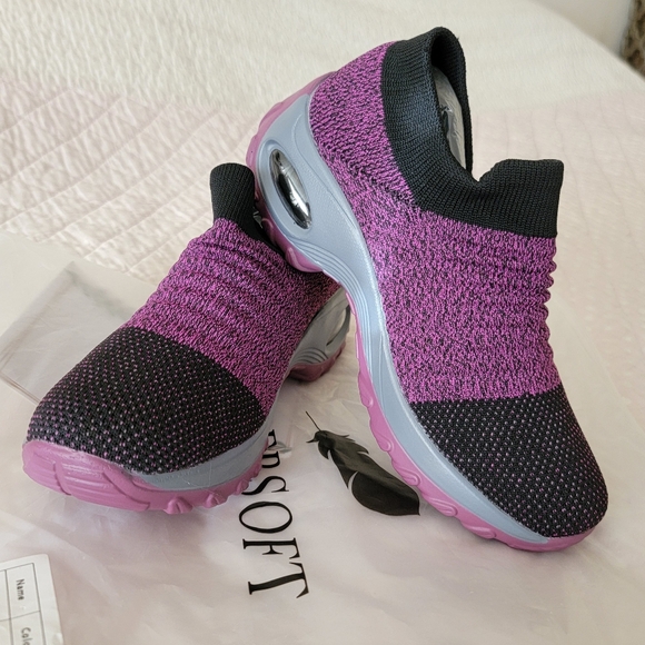 New Hypersoft Sneaker Purple Size 5.5 - Picture 2 of 7